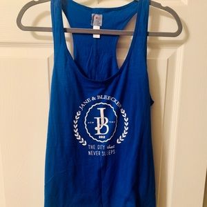 JANE & BLEECKER Racerback Jersey Tank